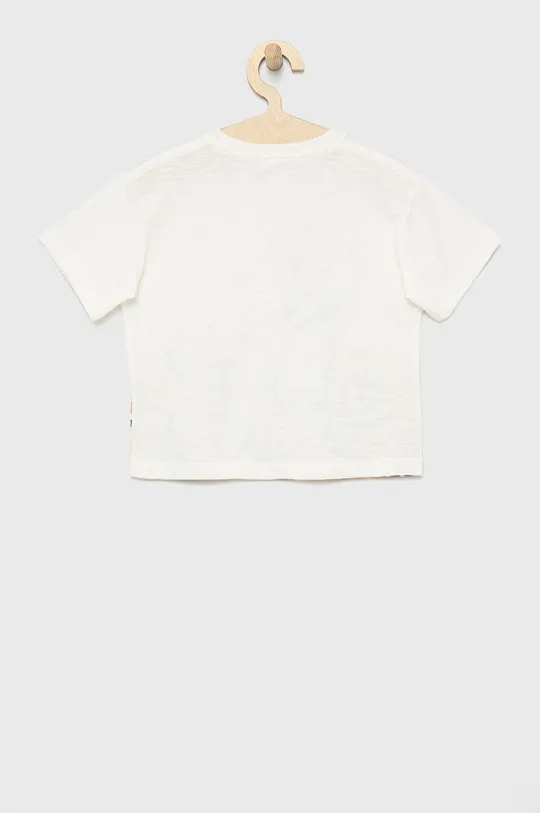 Otroški bombažen t-shirt GAP bela