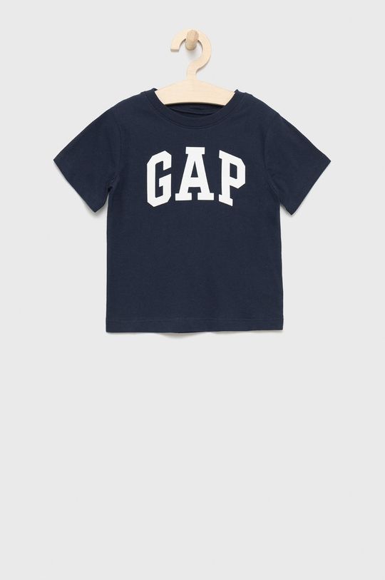 námořnická modř Dětské bavlněné tričko GAP Chlapecký