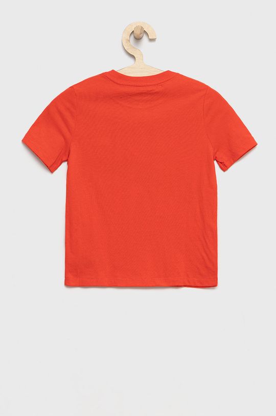 Dětské bavlněné tričko GAP červená