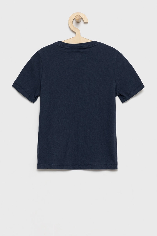 GAP t-shirt bawełniany dziecięcy granatowy