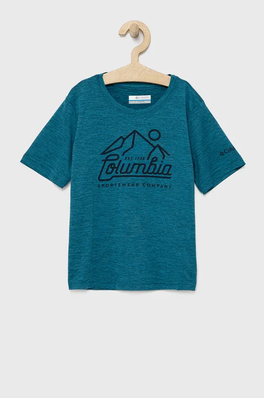 niebieski Columbia t-shirt dziecięcy Chłopięcy