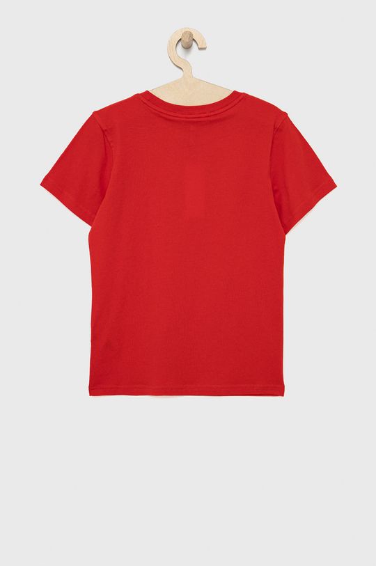 Calvin Klein Jeans t-shirt bawełniany dziecięcy KV0KV00013.PPYY czerwony