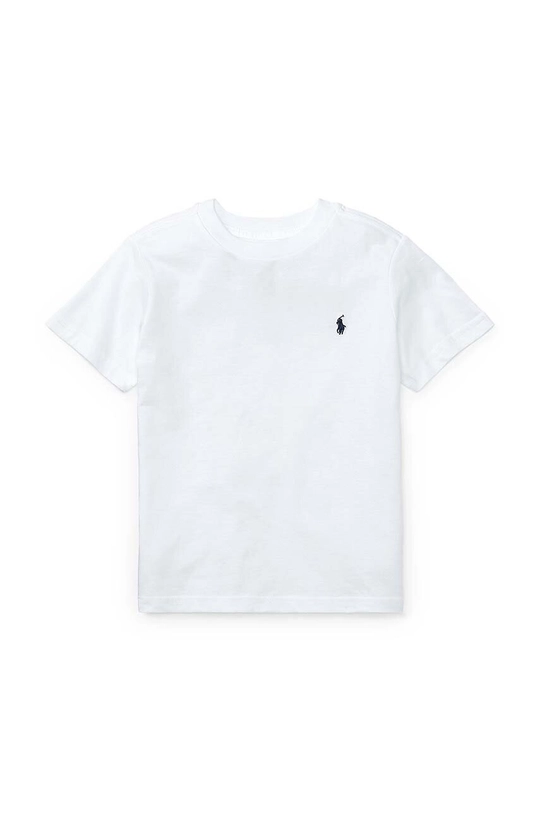 biały Polo Ralph Lauren t-shirt bawełniany dziecięcy 322832904035 Chłopięcy