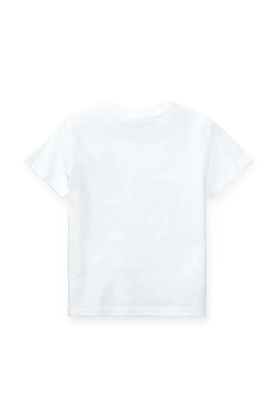 Polo Ralph Lauren - Παιδικό βαμβακερό μπλουζάκι λευκό