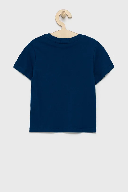 Calvin Klein Jeans T-shirt bawełniany dziecięcy IB0IB00456.PPYY granatowy