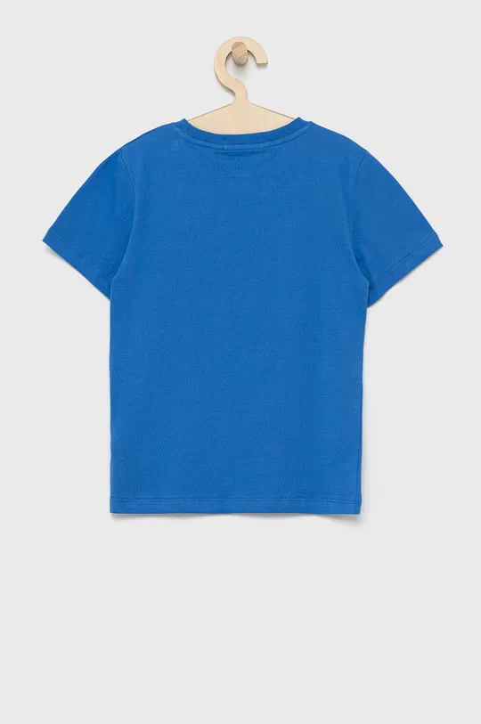 Calvin Klein Jeans T-shirt bawełniany dziecięcy IB0IB01102.PPYY niebieski
