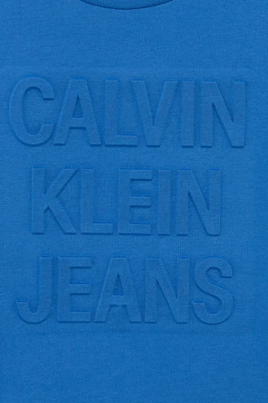 Calvin Klein Jeans T-shirt bawełniany dziecięcy IB0IB01102.PPYY 100 % Bawełna