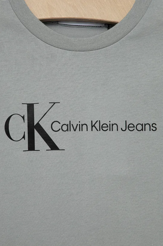 Calvin Klein Jeans - Παιδικό βαμβακερό μπλουζάκι  100% Οργανικό βαμβάκι