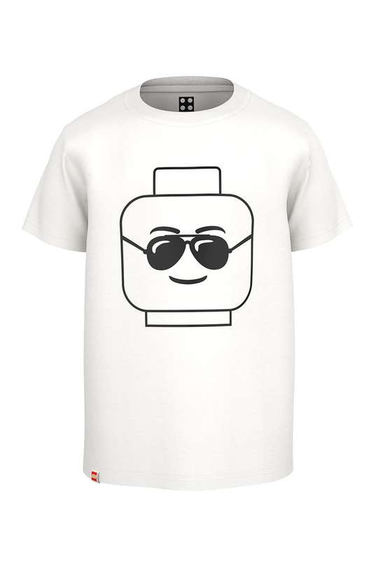 biały Lego t-shirt bawełniany dziecięcy Chłopięcy