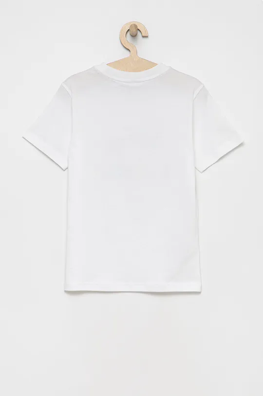Lacoste - Παιδικό βαμβακερό μπλουζάκι λευκό