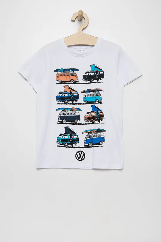 biały Name it t-shirt dziecięcy x Volkswagen Chłopięcy