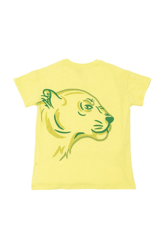 Kenzo Kids t-shirt bawełniany dziecięcy zielony