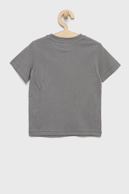 Dětské bavlněné tričko GAP šedá