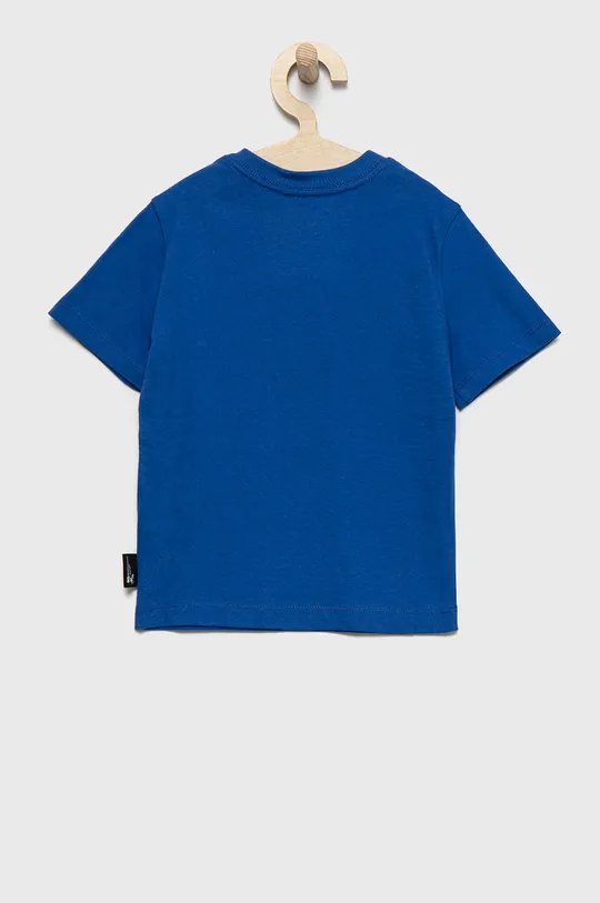 GAP t-shirt bawełniany dziecięcy niebieski