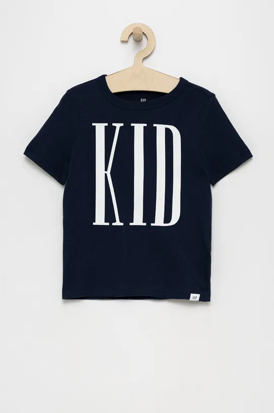 тёмно-синий GAP детская хлопковая футболка Для мальчиков