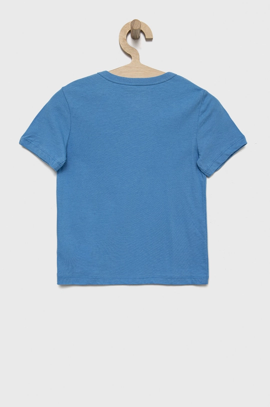 GAP t-shirt bawełniany dziecięcy niebieski