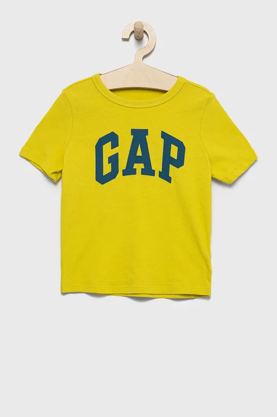 Παιδικό βαμβακερό μπλουζάκι GAP(2-pack) πολύχρωμο