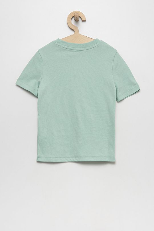 GAP t-shirt bawełniany dziecięcy blady zielony