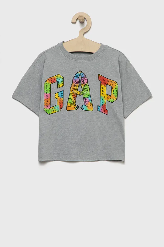 γκρί Παιδικό μπλουζάκι GAP Για αγόρια