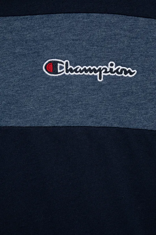 Παιδικό βαμβακερό μπλουζάκι Champion σκούρο μπλε