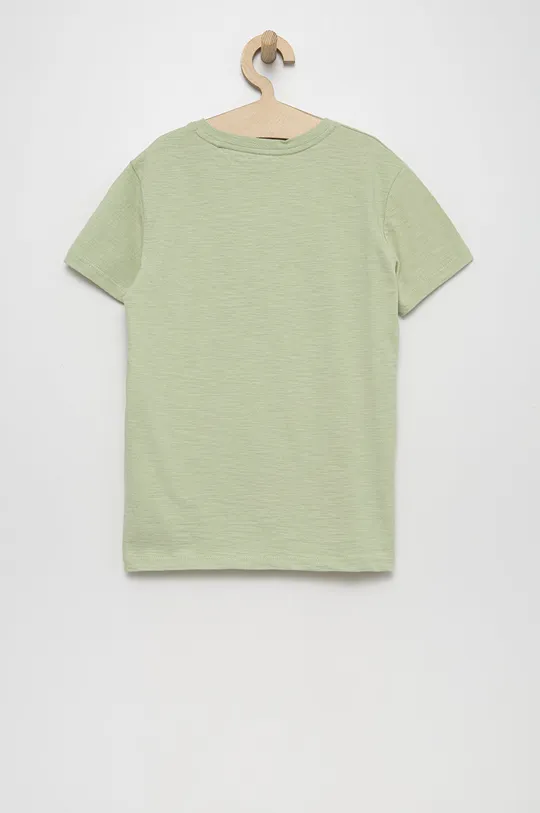 Detské bavlnené tričko Pepe Jeans zelená