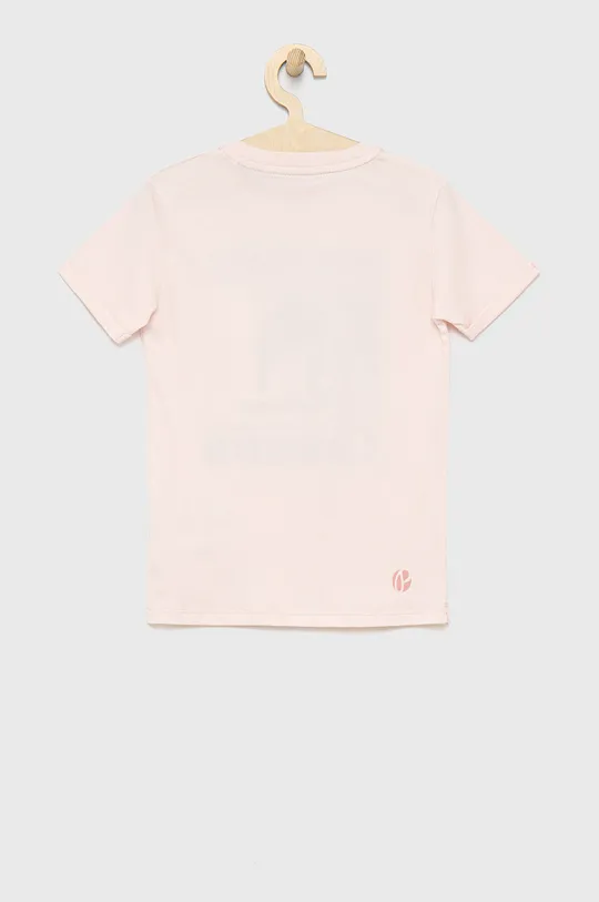 Pepe Jeans t-shirt bawełniany dziecięcy pastelowy różowy