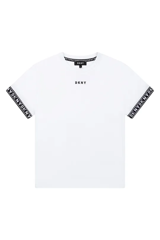λευκό Παιδικό βαμβακερό μπλουζάκι Dkny Για αγόρια