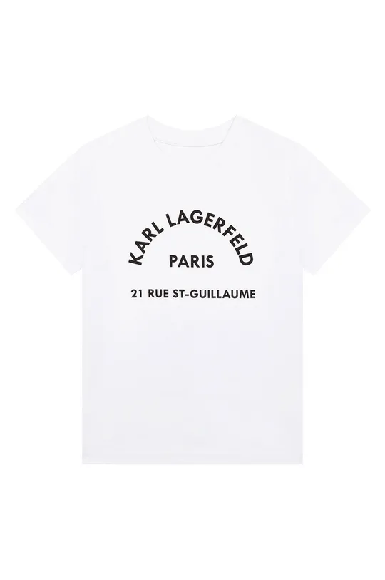 λευκό Παιδικό μπλουζάκι Karl Lagerfeld Για αγόρια