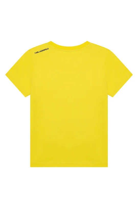 Karl Lagerfeld t-shirt dziecięcy Z25331.162.174 żółty
