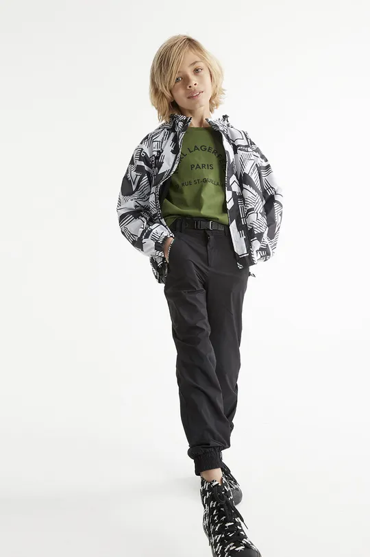 πράσινο Παιδικό μπλουζάκι Karl Lagerfeld Για αγόρια