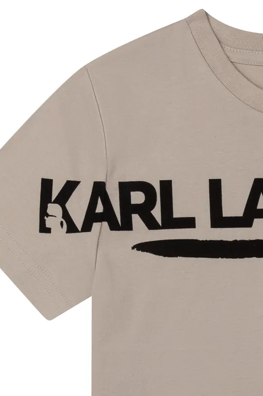 Detské bavlnené tričko Karl Lagerfeld  100% Organická bavlna