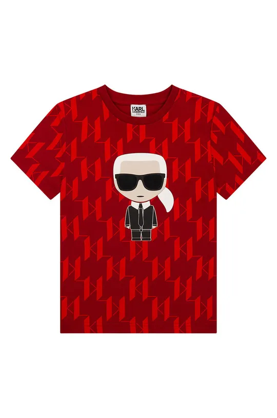 Παιδικό βαμβακερό μπλουζάκι Karl Lagerfeld  100% Οργανικό βαμβάκι