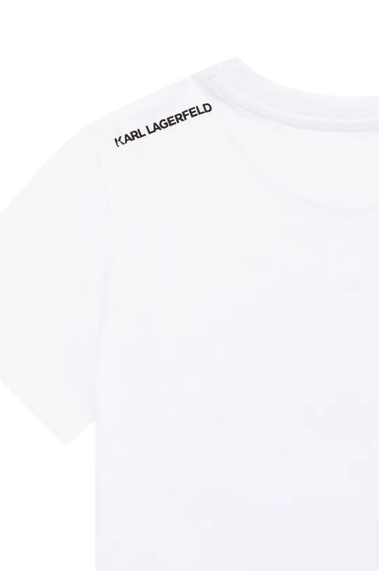 Παιδικό βαμβακερό μπλουζάκι Karl Lagerfeld Για αγόρια