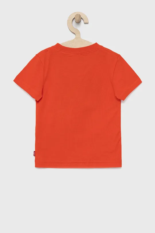 Detské bavlnené tričko Levi's červená