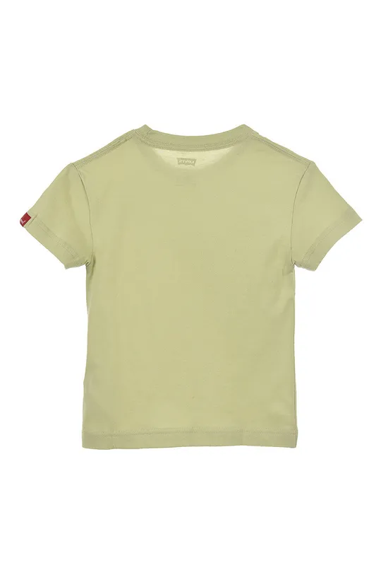 Levi's t-shirt bawełniany dziecięcy jasny oliwkowy