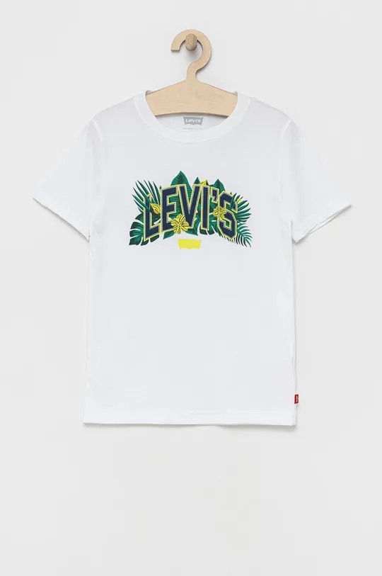 biały Levi's t-shirt dziecięcy Chłopięcy