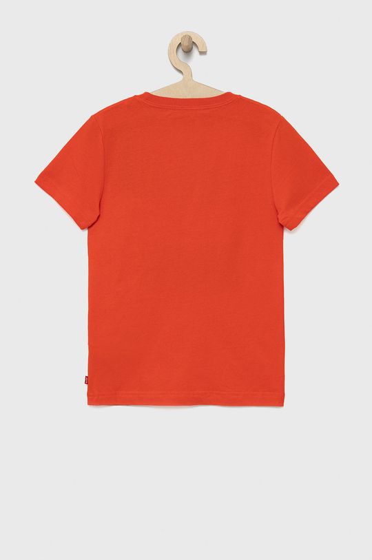 Dětské bavlněné tričko Levi's červená