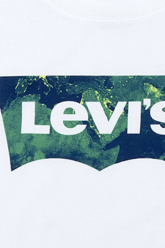 λευκό Παιδικό βαμβακερό μπλουζάκι Levi's