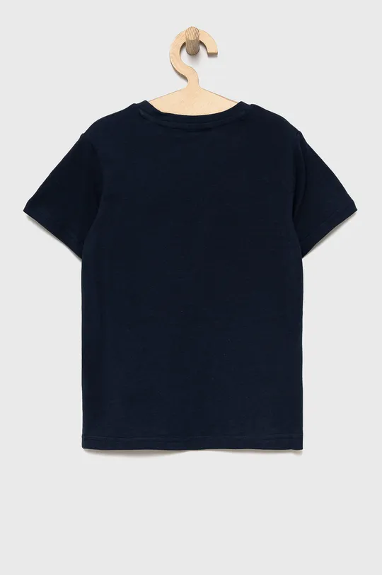 Παιδικό βαμβακερό μπλουζάκι Jack & Jones σκούρο μπλε