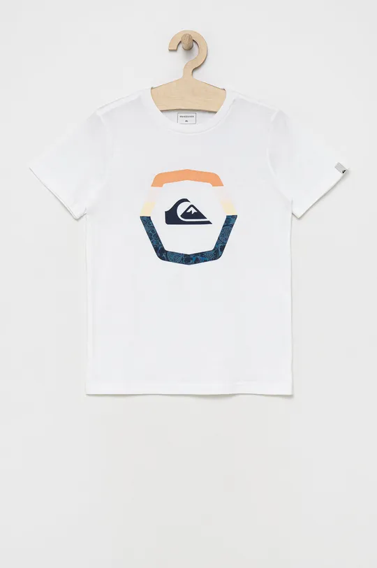 λευκό Παιδικό βαμβακερό μπλουζάκι Quiksilver Για αγόρια