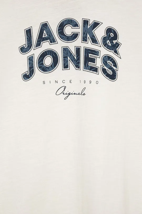 Dječja pamučna majica kratkih rukava Jack & Jones bijela