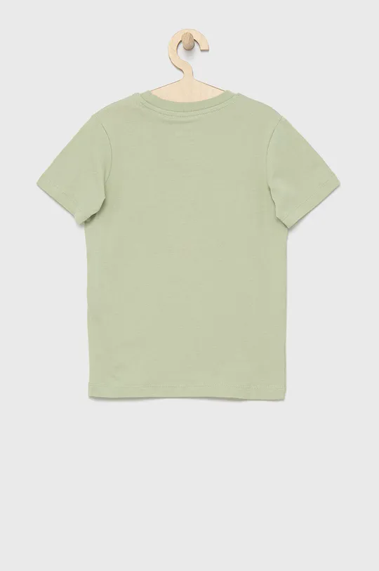 Παιδικό βαμβακερό μπλουζάκι Jack & Jones πράσινο