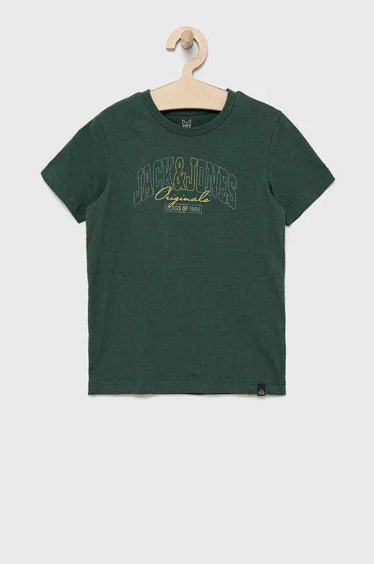 zelená Detské bavlnené tričko Jack & Jones Chlapčenský