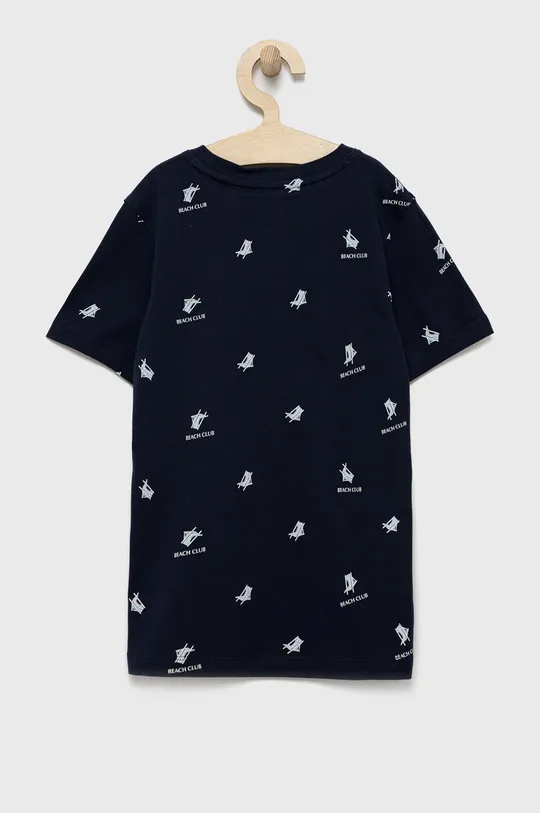 Detské bavlnené tričko Jack & Jones tmavomodrá