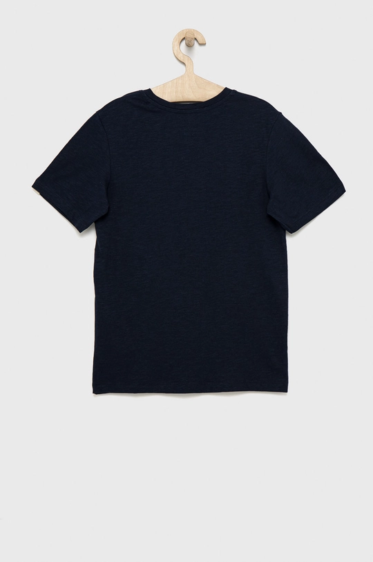 Jack & Jones t-shirt bawełniany dziecięcy granatowy