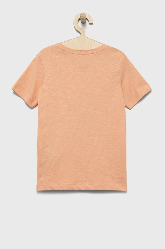 Jack & Jones t-shirt bawełniany dziecięcy pomarańczowy
