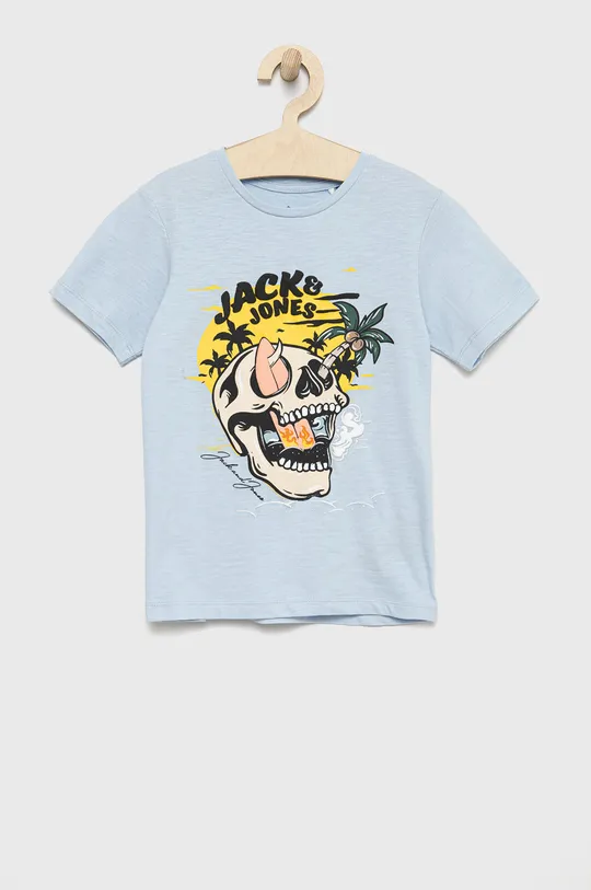 μωβ Παιδικό βαμβακερό μπλουζάκι Jack & Jones Για αγόρια