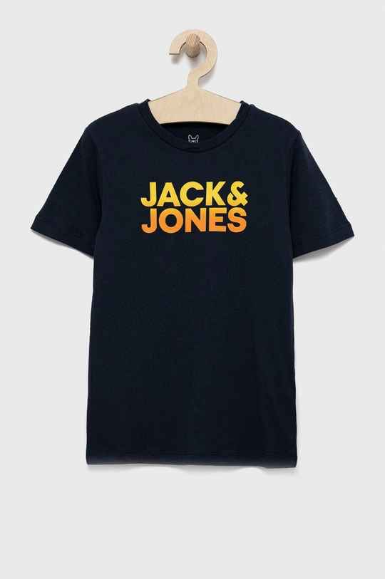 mornarsko plava Dječja pamučna majica kratkih rukava Jack & Jones Za dječake