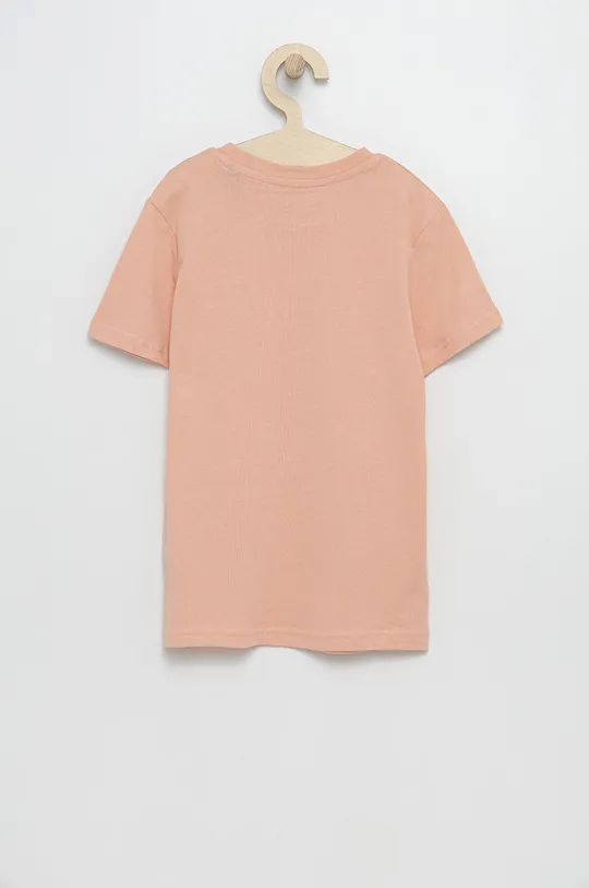 Παιδικό βαμβακερό μπλουζάκι Jack & Jones ροζ