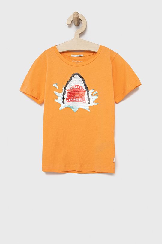 broskvová Dětské bavlněné tričko Tom Tailor Chlapecký